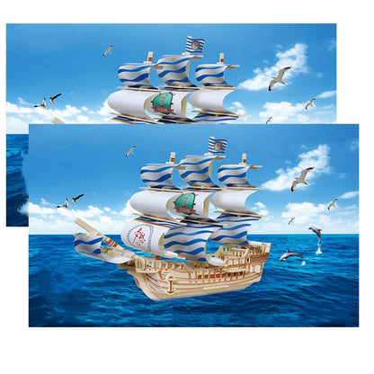 Sailing Ship Toy DIY Model