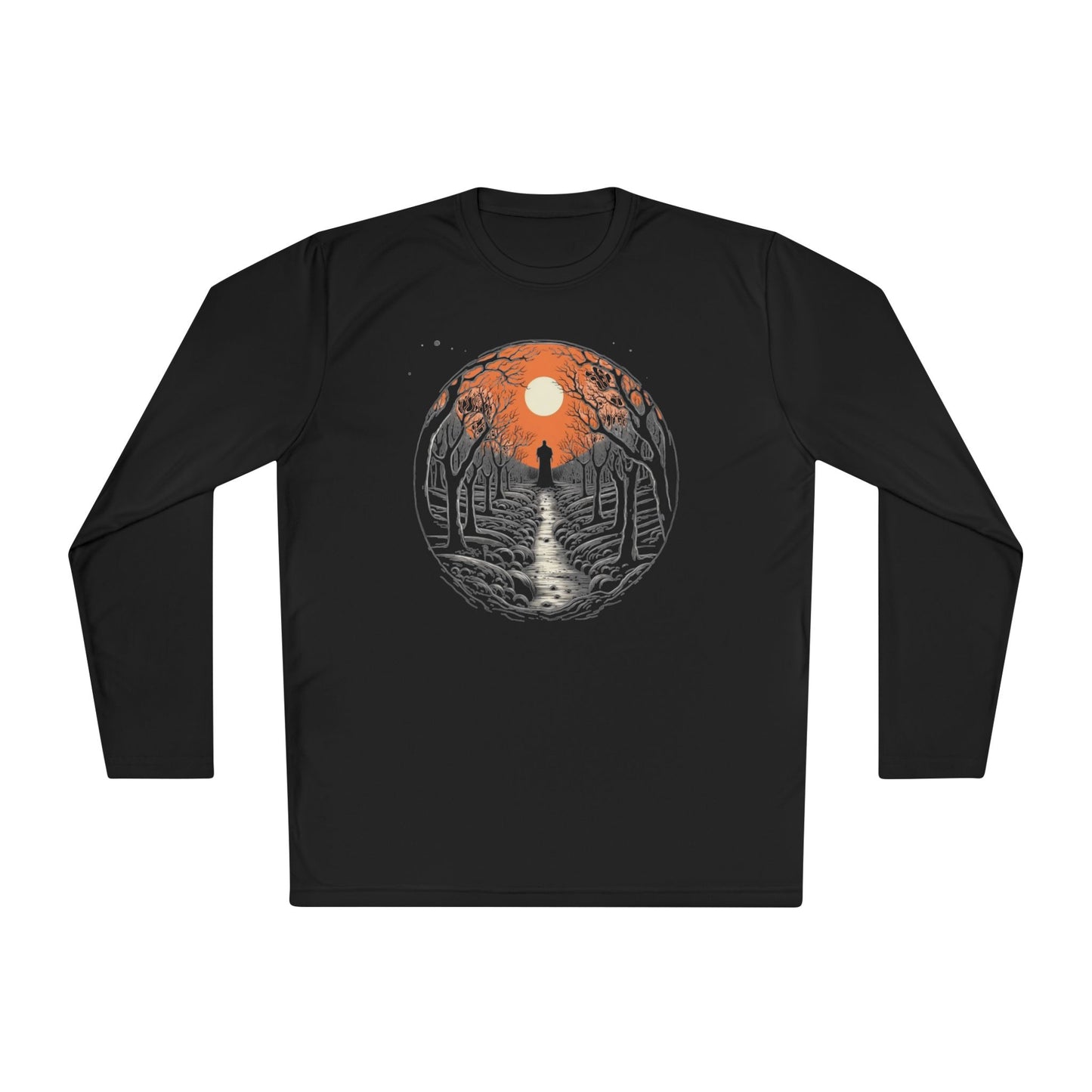 Creepy Cemetery 9 Adult Long Sleeve Tee