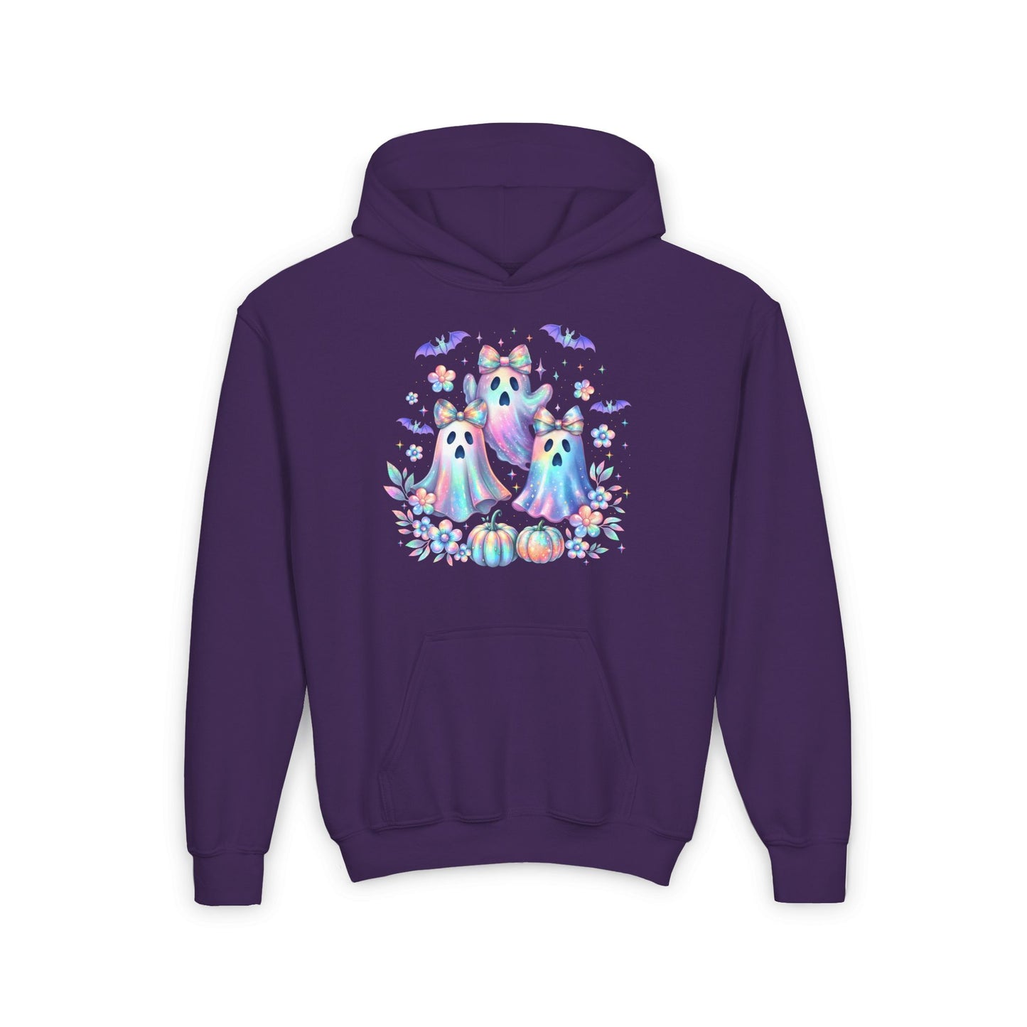 Haunted in Pastels Youth Heavy Blend Hoodie