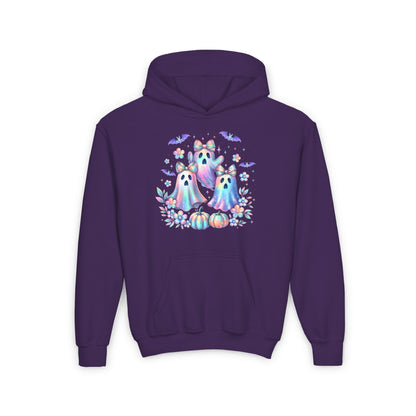 Haunted in Pastels Youth Heavy Blend Hoodie