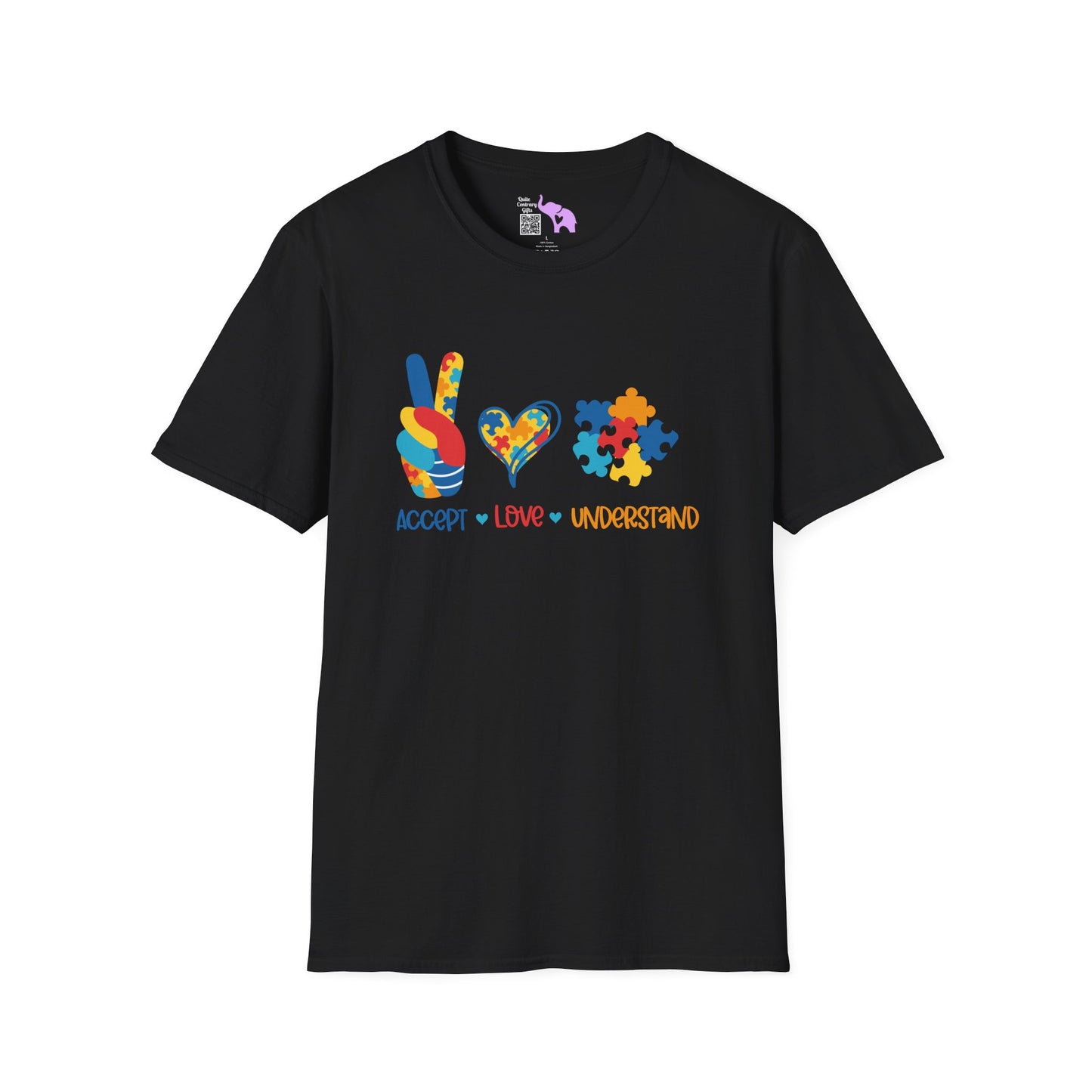 Autism Accept Love Understand Adult T-shirt
