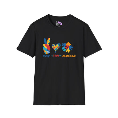 Autism Accept Love Understand Adult T-shirt