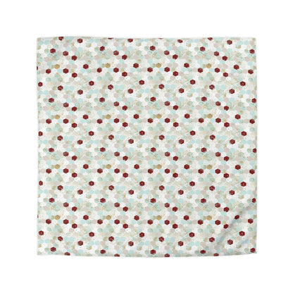 Love Letters & Honeycomb Microfiber Duvet Cover