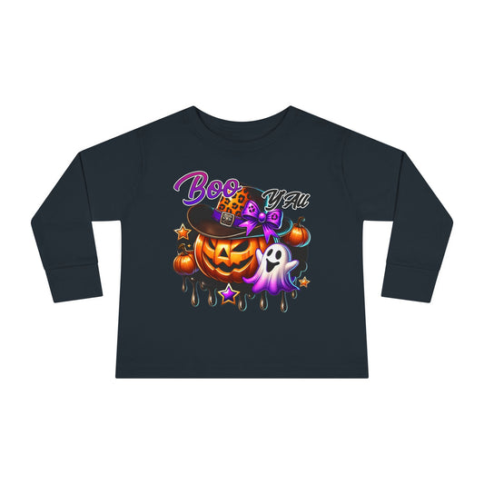 Boo Y'all Toddler Long Sleeve Tee