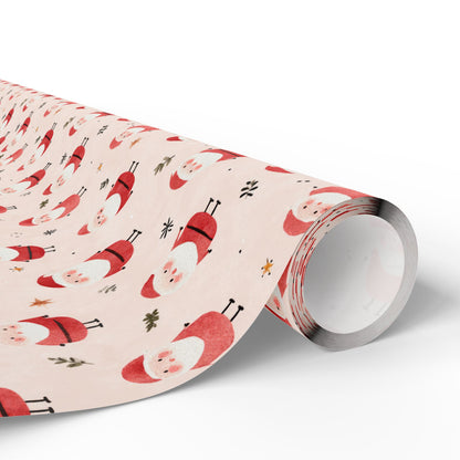 Retro Santa Wrapping Paper