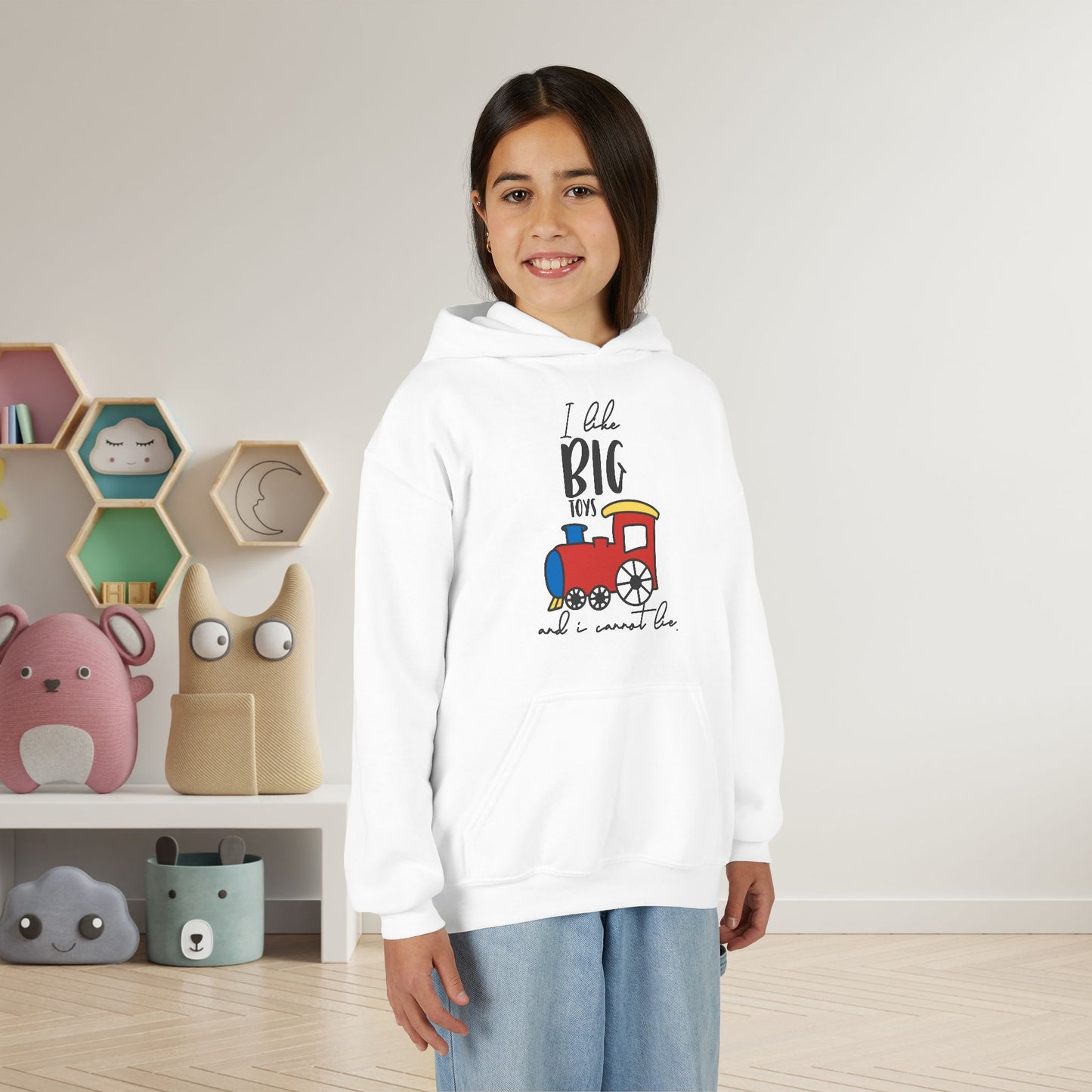 I LIke Big Toys and I Cannot Lie Youth Heavy Blend Hoodie