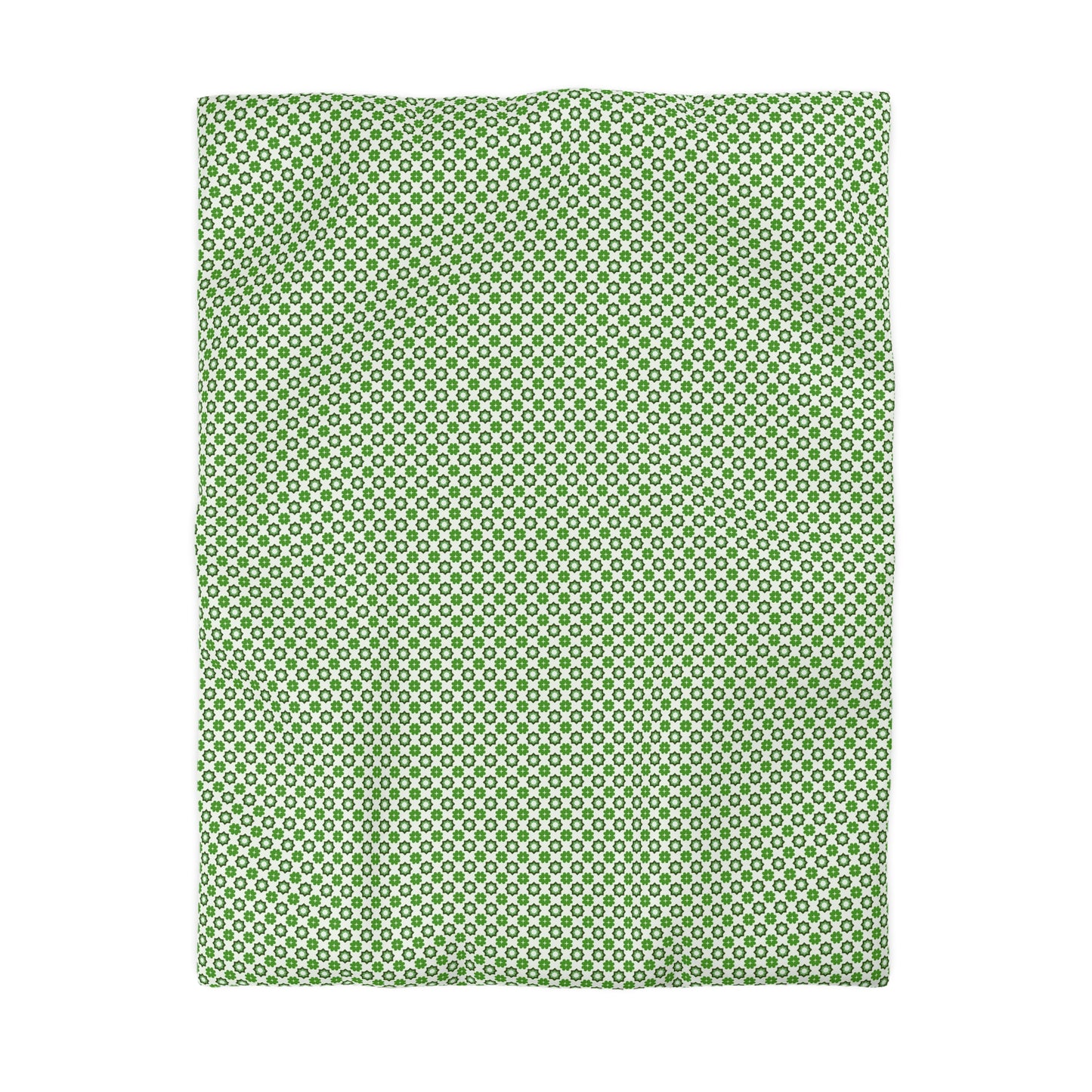 Emerald Star Garden Microfiber Duvet Cover