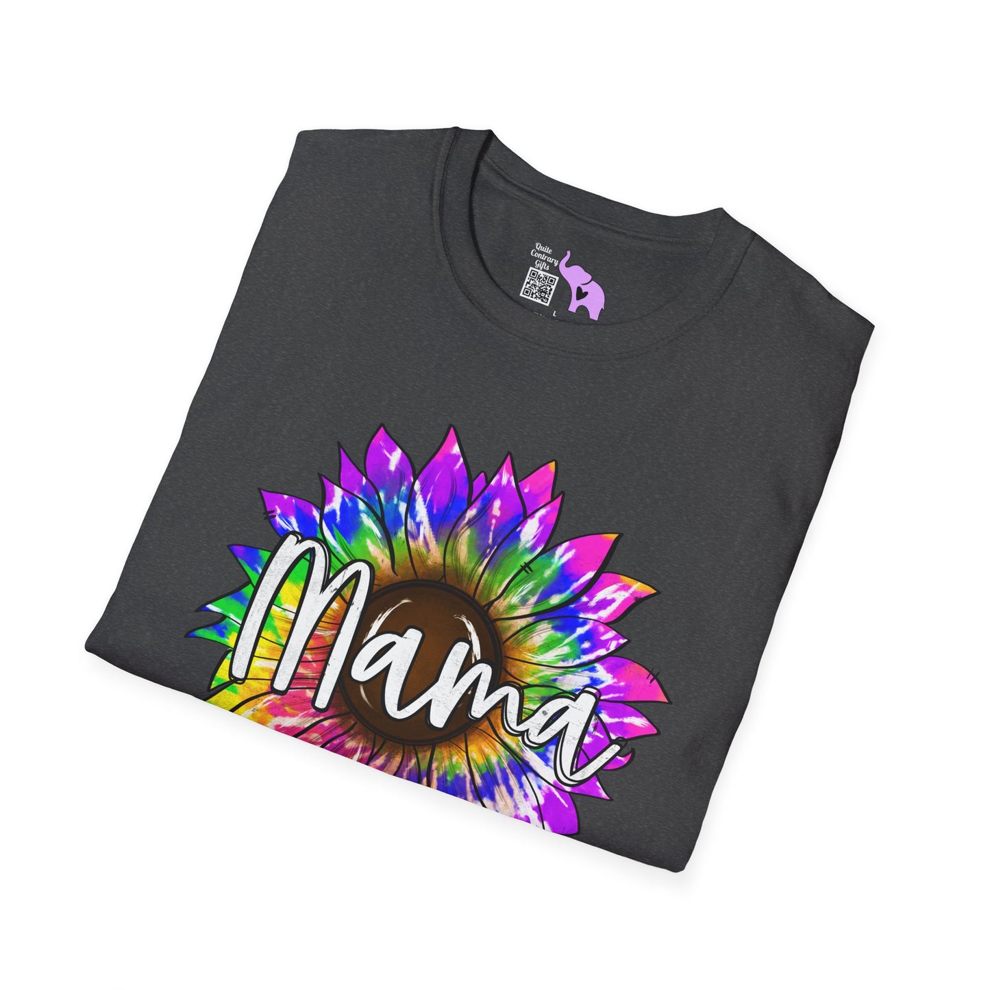 Mama Colorful Sunflower Adult T-shirt
