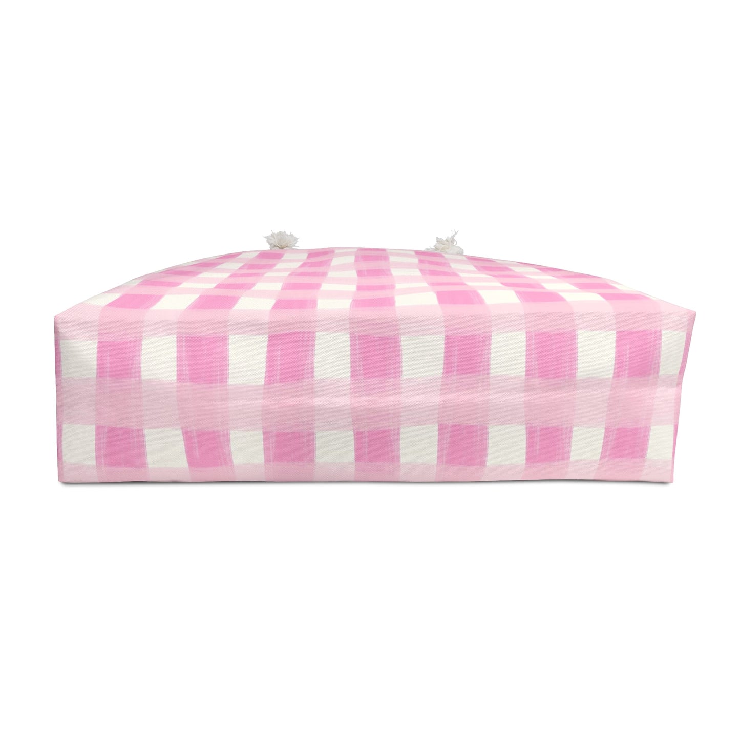 Dreamy Rose Gingham Weekender Bag