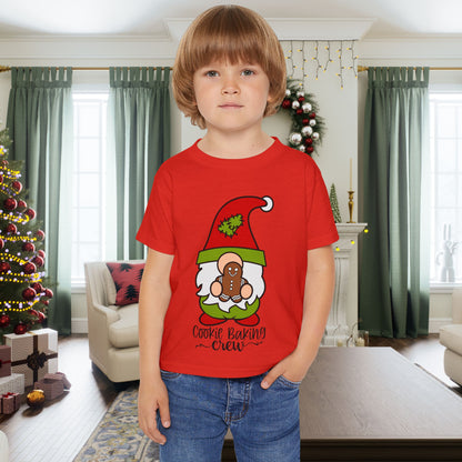 Cookie Baking Crew Gnome Heavy Cotton™ Toddler T-shirt