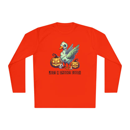 Just A Spooky Goose Adult Long Sleeve Tee