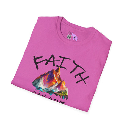 Faith Can Move Mountains Adult T-shirt