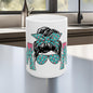 Cool Mom (Teal) Ceramic Mug, (11oz, 15oz)