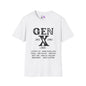 GenX 1969 Adult T-shirt