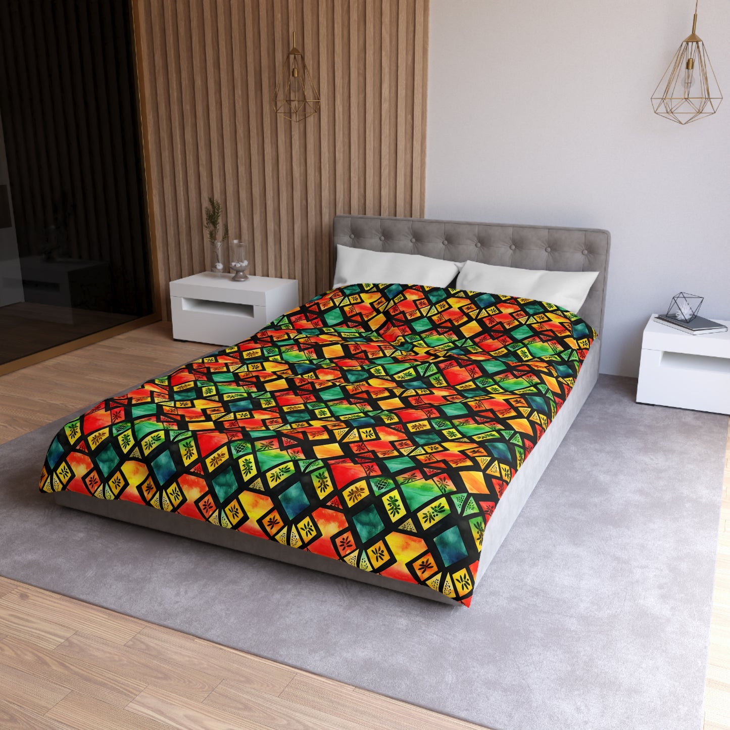 Freedom Flame Microfiber Duvet Cover