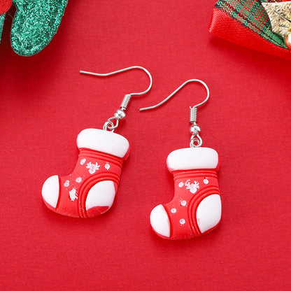 Cartoon Christmas Character Earrings