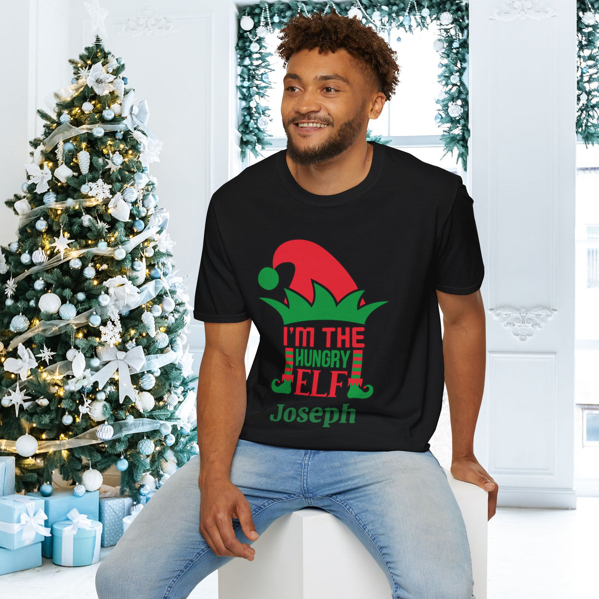 I'm The Hungry Elf Personalized Adult T-shirt