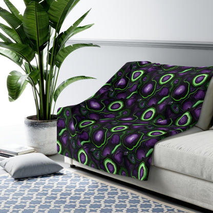 Amethyst & Lime Fracture Duvet Bedding Set