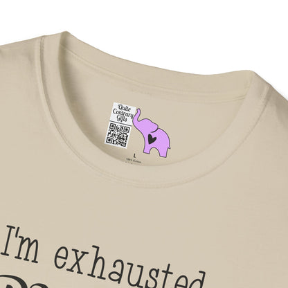 I'm Exhausted Please Don't Talk To Me Adult T-shirt
