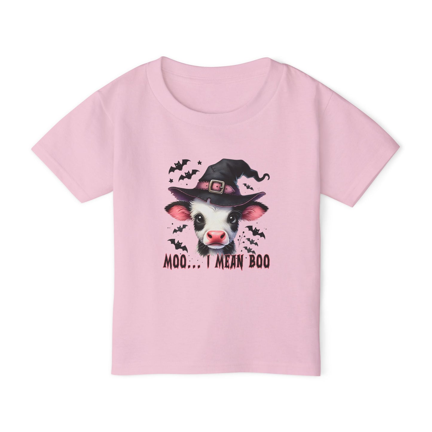 Moo I Mean Boo Heavy Cotton™ Toddler T-shirt