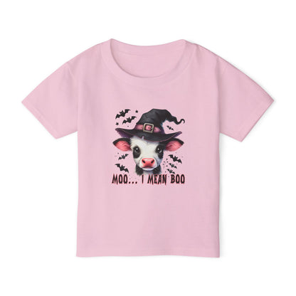 Moo I Mean Boo Heavy Cotton™ Toddler T-shirt