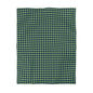 Diamond Bloom-Sage & Navy Microfiber Duvet Cover