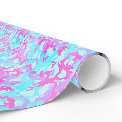 Cotton Candy Camo Wrapping Paper