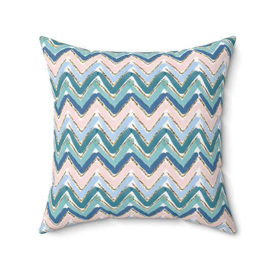Serene Chevron Throw Pillow