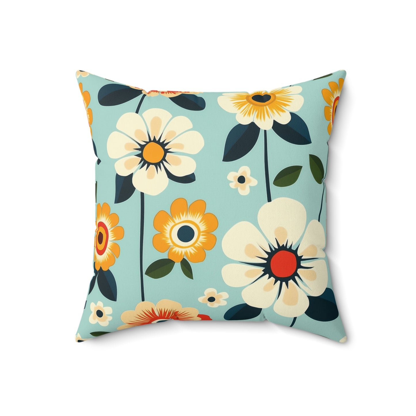 Joy Petals Throw Pillow