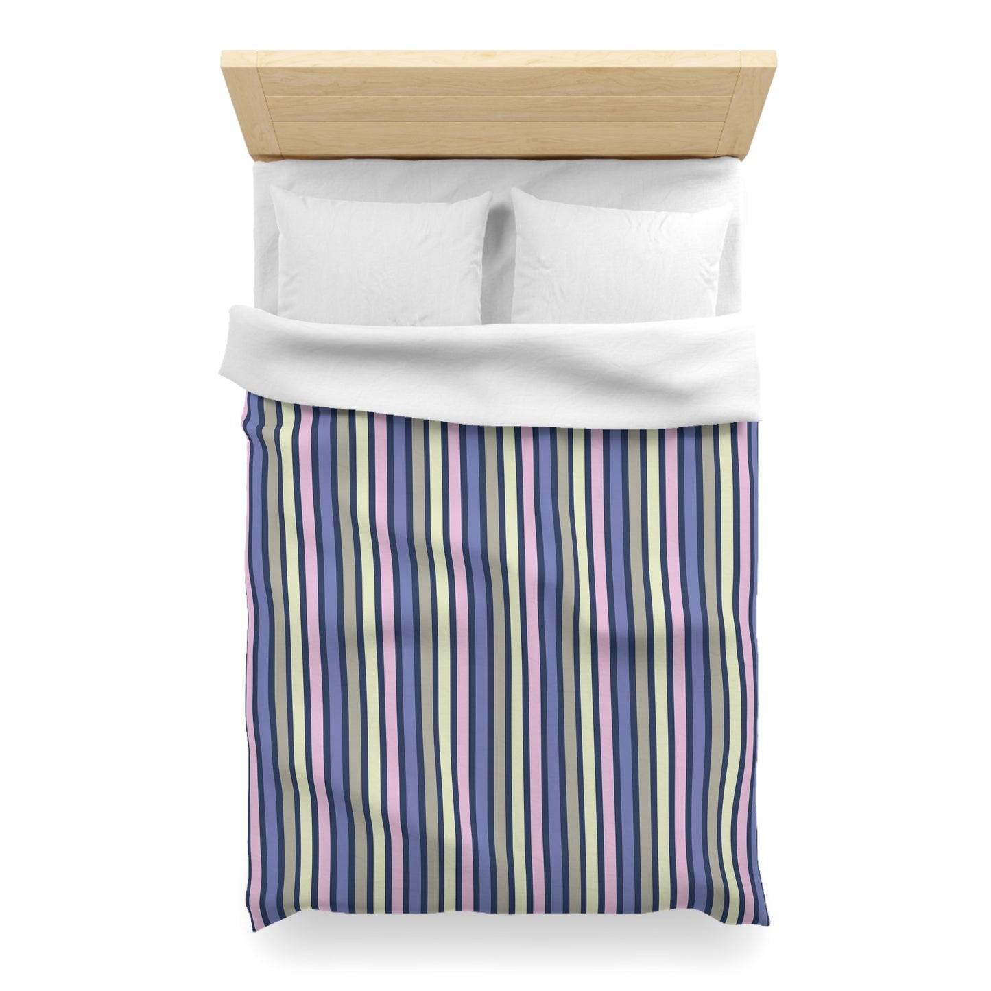 Earthy Stripes Microfiber Duvet Cover
