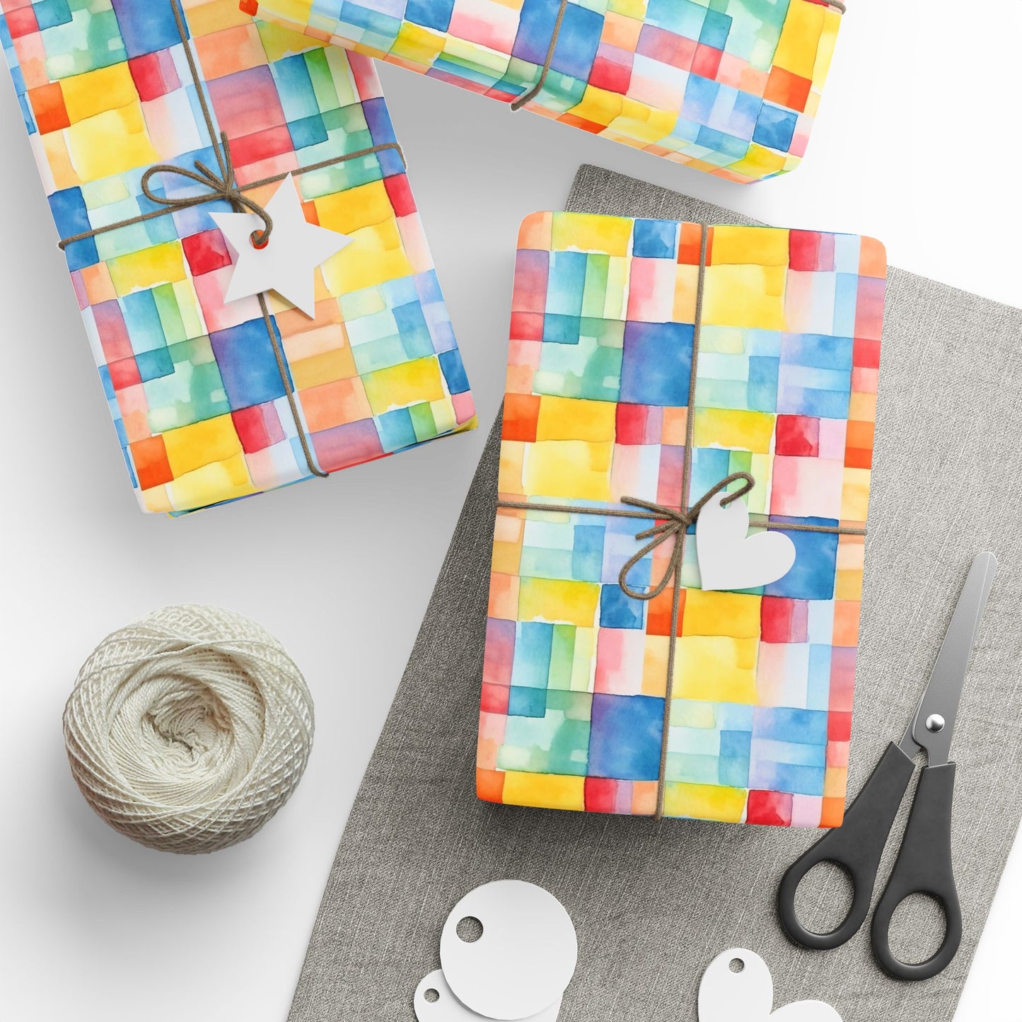 Mosaic Meadows Wrapping Paper