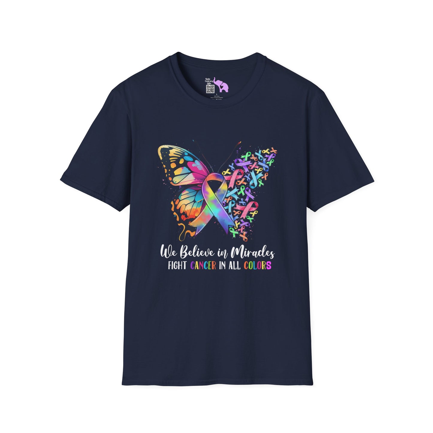 We Believe in Miracles Fight Cancer in All Colors T-shirt 22