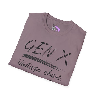 Gen X Vintage Chaos, Undocumented Adult T-shirt