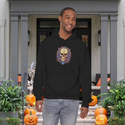 Creepy Skull 3 Heavy Blend™ Hooded Sweatshirt