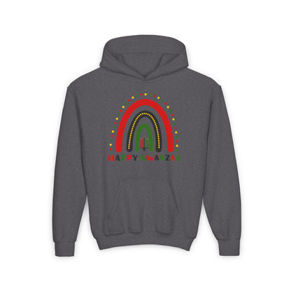 Happy Kwanzaa Arch Youth Heavy Blend Hoodie