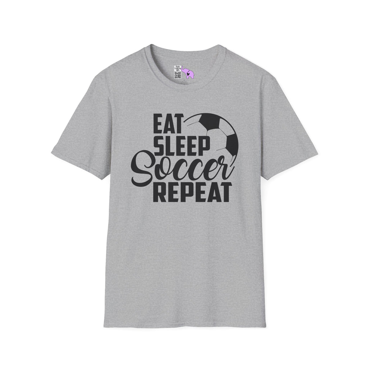 Eat Sleep Soccer Repeat Adult T-shirt