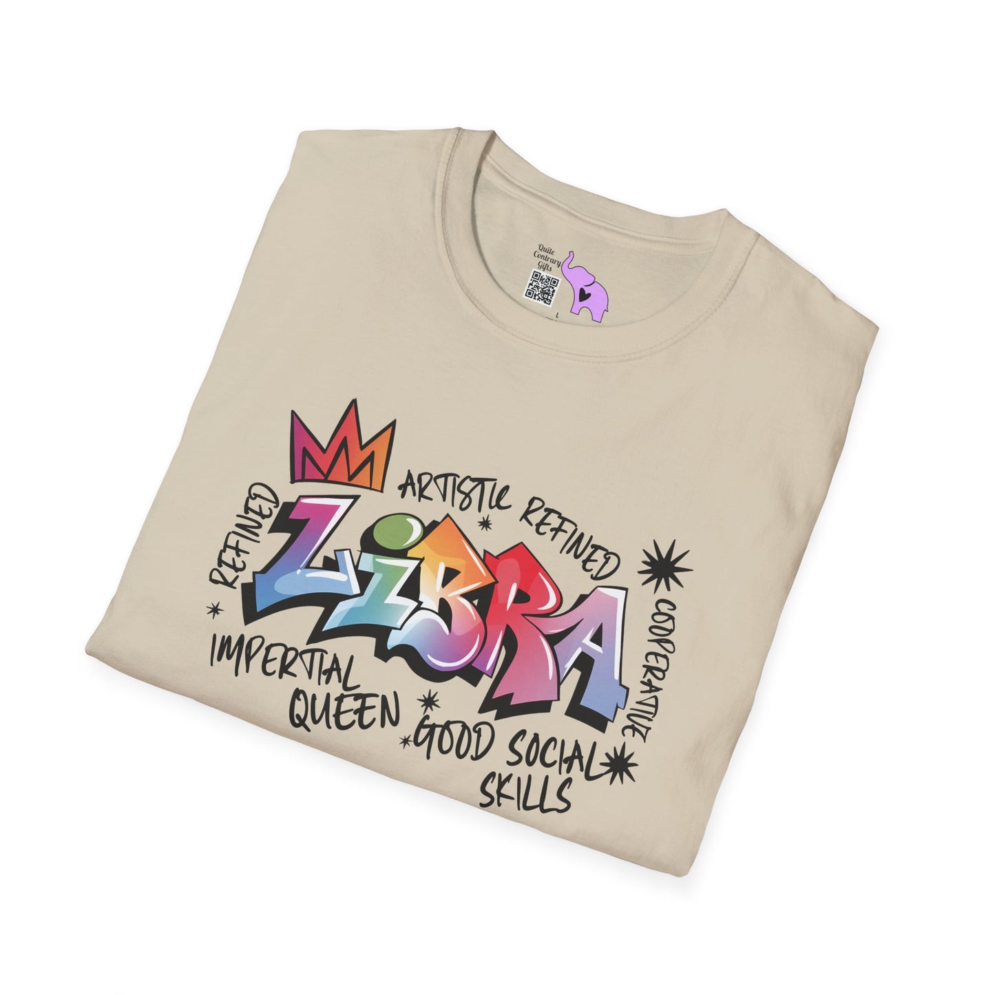 Libra Street Art Adult T-shirt