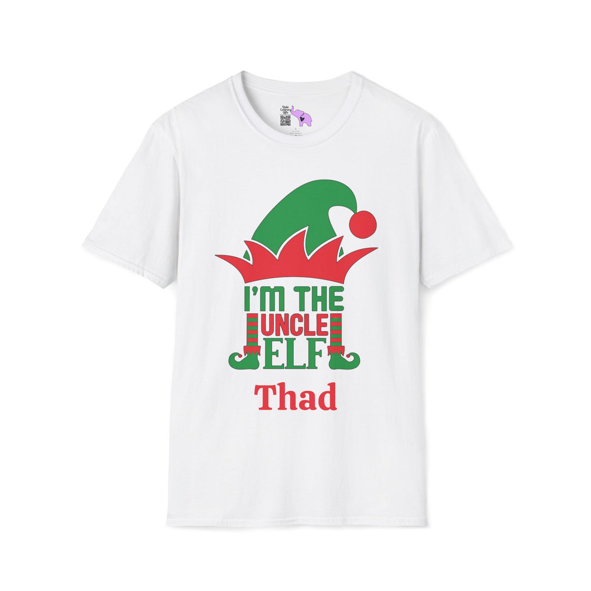 I'm The Uncle Elf Personalized Adult T-shirt