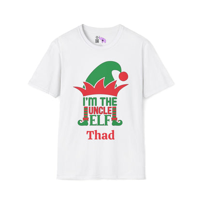 I'm The Uncle Elf Personalized Adult T-shirt
