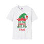 I'm The Uncle Elf Personalized Adult T-shirt