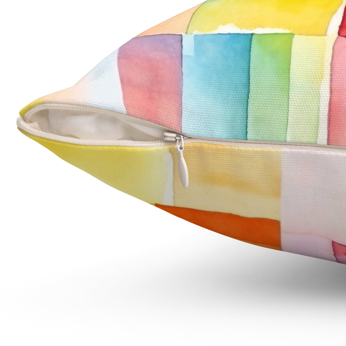 Mosaic Meadows Throw Pillow