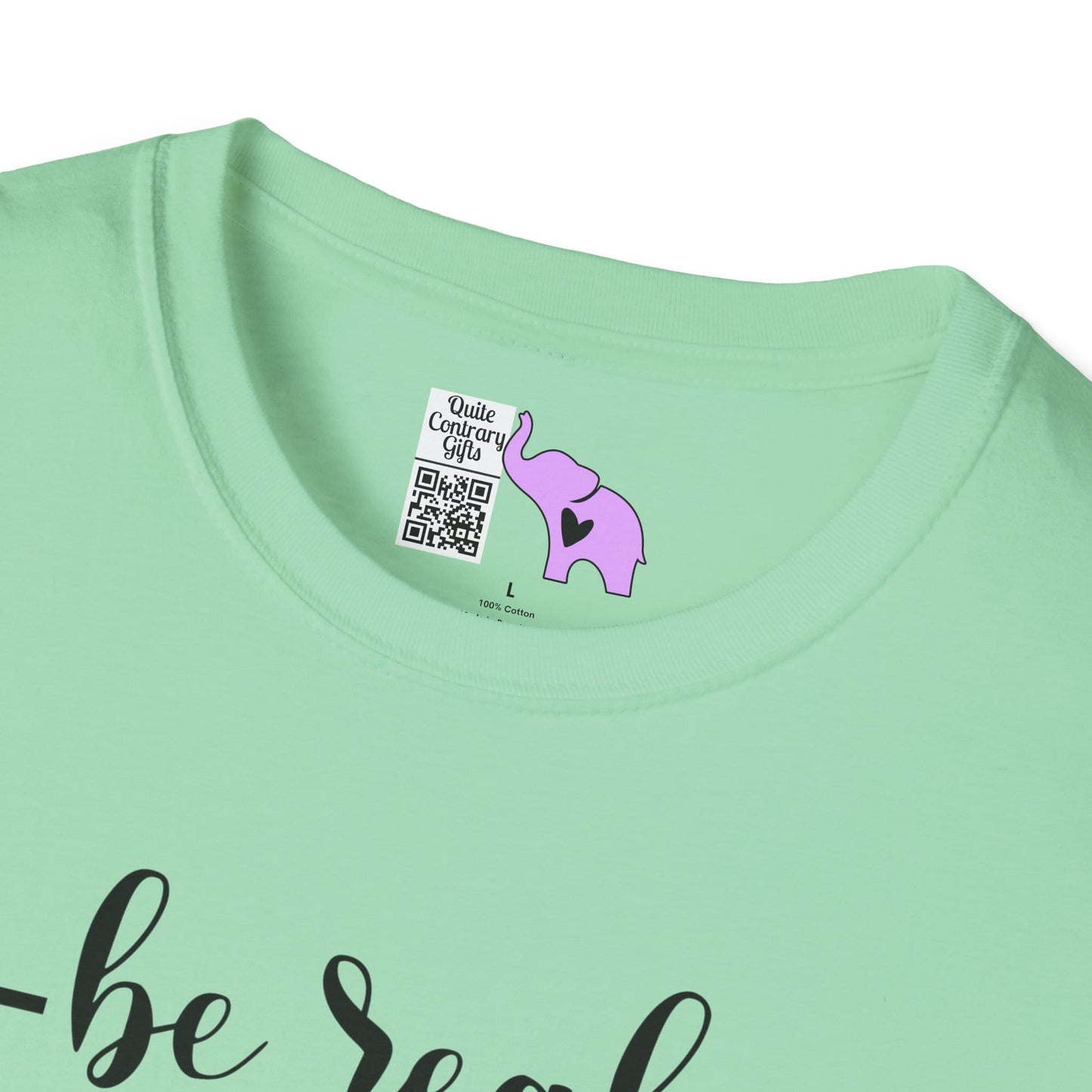 Be Real Not Perfect Adult T-shirt