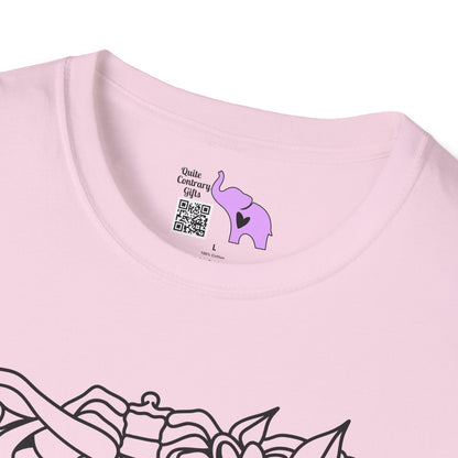 Floral Ribcage Adult Tshirt