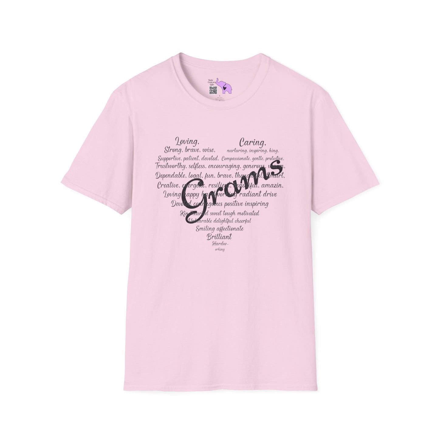 Grams Descriptive Words Adult T-shirt