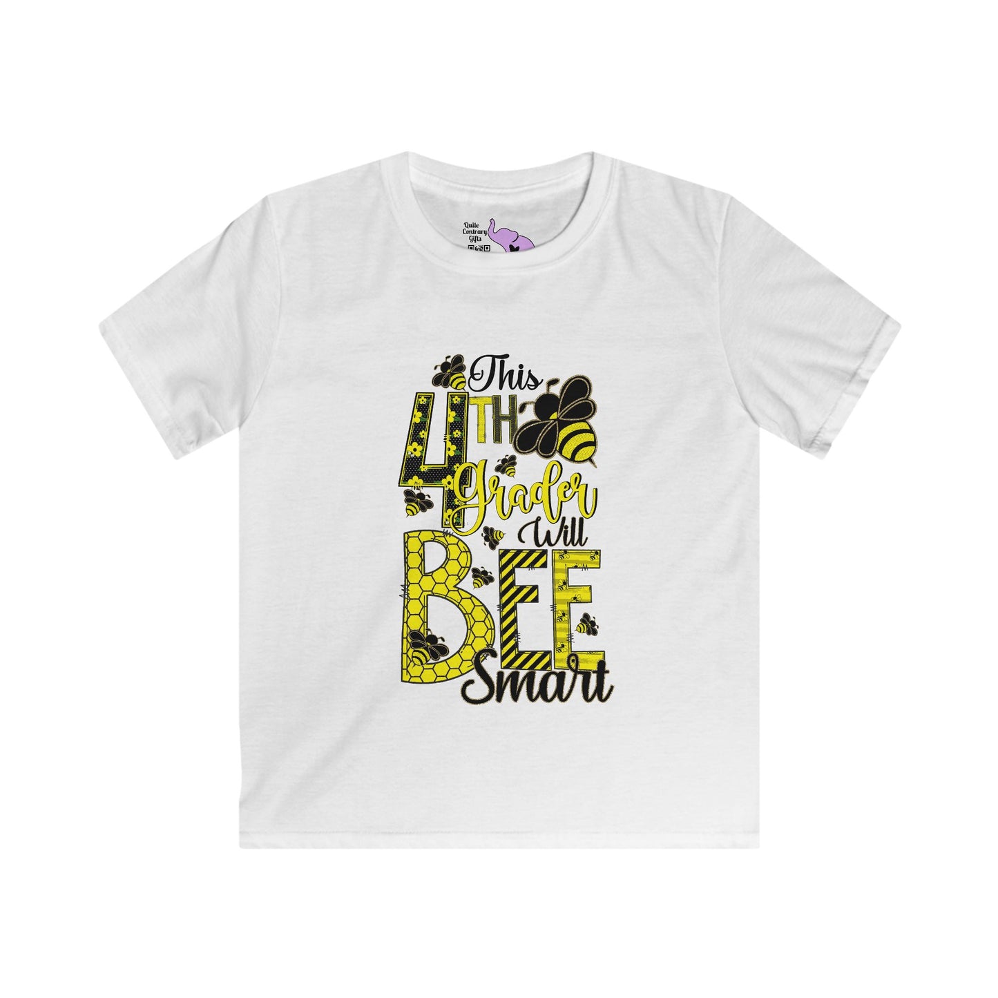 This 4th Grader Will Bee Smart Youth Softstyle Tee