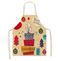 Christmas Series Cotton And Linen Aprons Variety