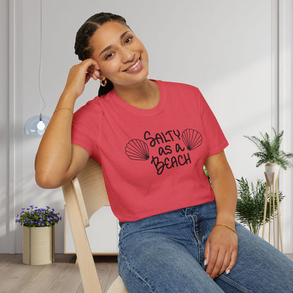 Salty As A Beach Adult T-shirt