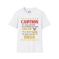 Caution My Daughter is a US Sailor I've Been Known to Brag (Mom) Unisex Softstyle T-Shirt