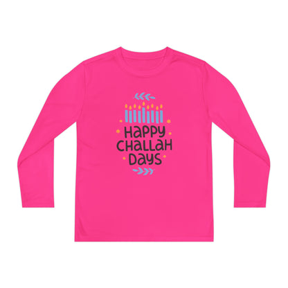 Happy Challah Days Youth Long Sleeve Tee