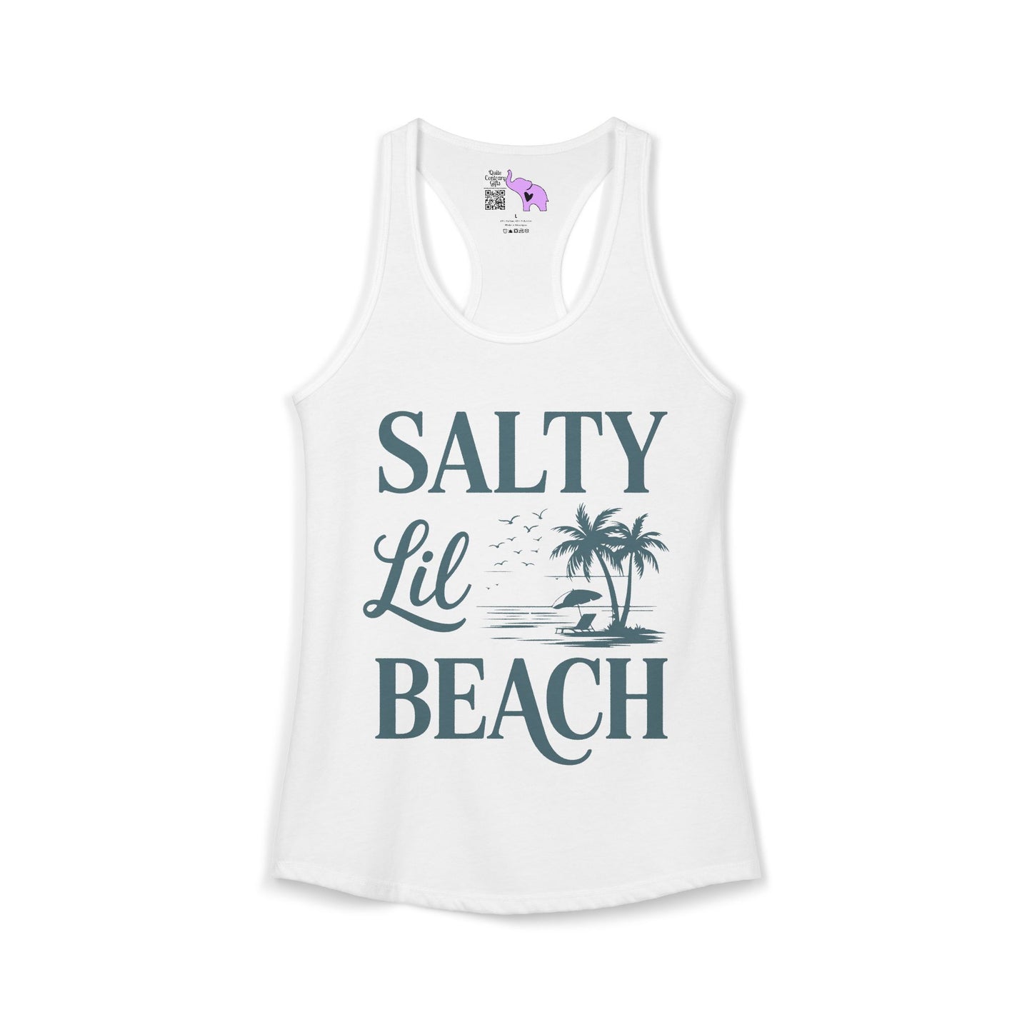 Salty Lil' Beach Women's Ideal Racerback Tank